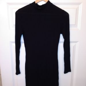 Naked Wardrobe Black Long Sleeve Dress